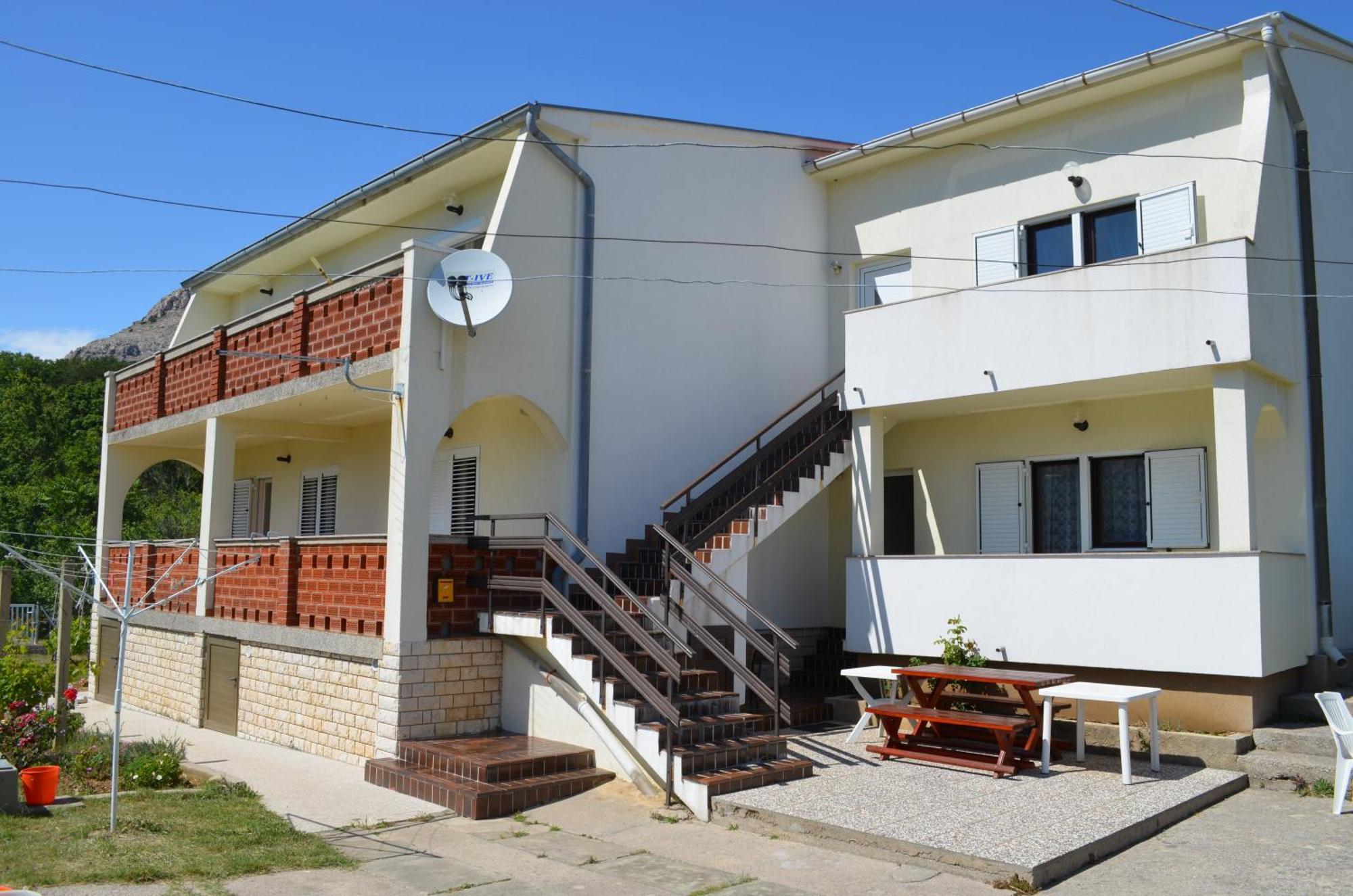 Apartments Aneva 1 Baska  Bagian luar foto